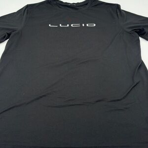 LUCID Motors Logo T-SHIRT Black XL‎ Genuine Electric Car Stretch Fit